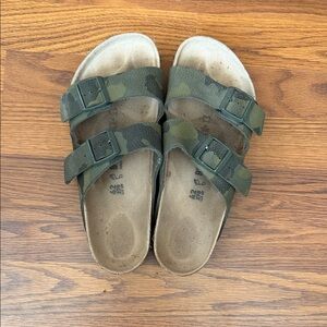 Birkenstock Camouflage Sandals for Kids